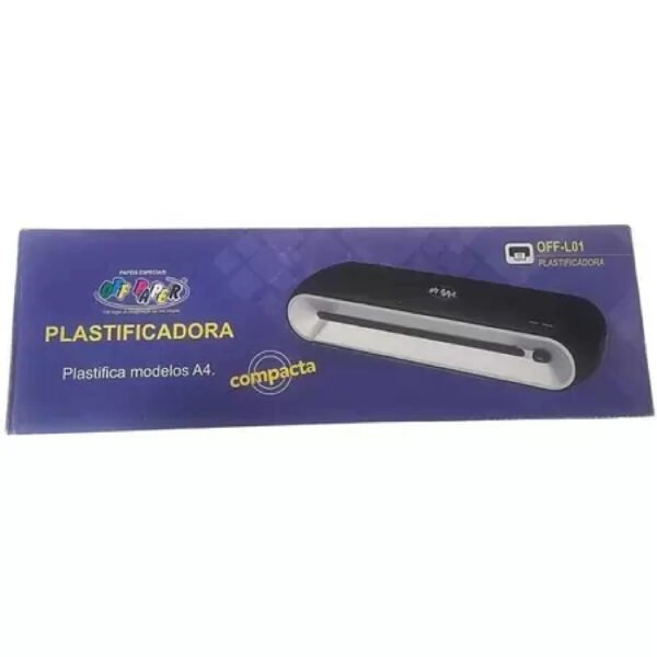PLASTIFICADORA LAMINADORA A4 220V OFF-L01 OFF PAPER