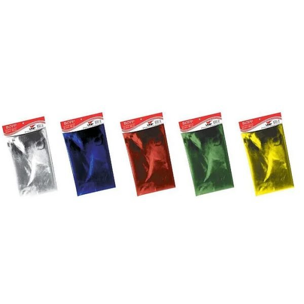 PACOTE DE PAPEL CELOFANE 80X80CM 5 CORES V.M.P