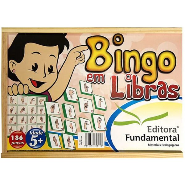 BINGO LIBRAS EM MDF 136PC  FUNDAMENTAL - Image 2