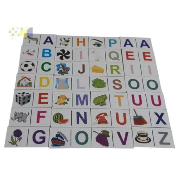 DOMINO DE ALFABETIZAÇÃO EM MADEIRA SONHO DE CRIANÇA - Image 3