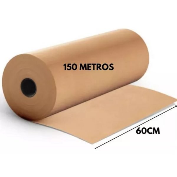 BOBINA DE PAPEL KRAFT 60X150 80G JANDAIA