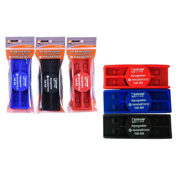 APAGADOR PARA QUADRO BRANCO MAGNÉTICO QB-50 GRAMPLINE - Image 3