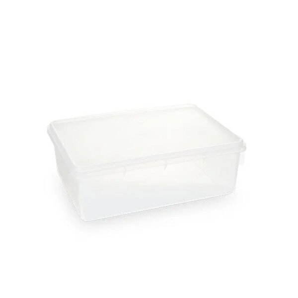 CAIXA RETANGULAR 6,5L COR NATURAL PLASVALE