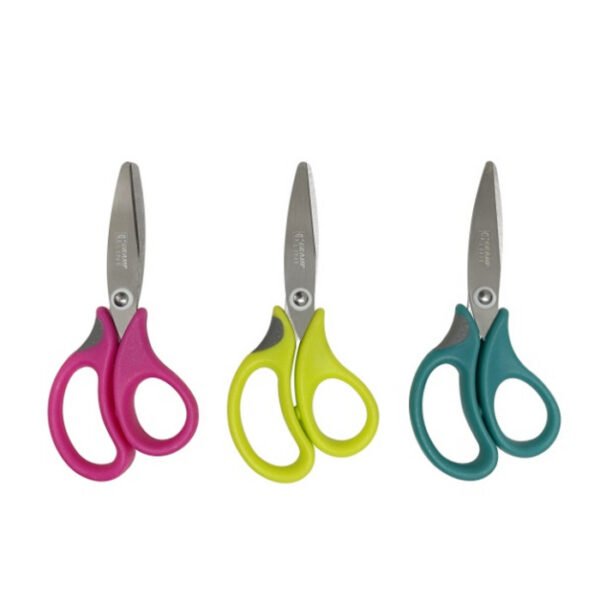 TESOURA INFANTIL EM INOX 13CM G130 COLORIDA GRAMPLINE - Image 2