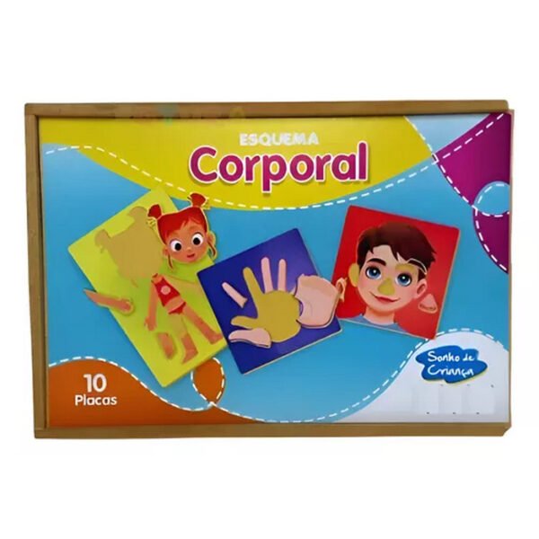 ESQUEMA CORPORAL 10 PLACAS SONHO DE CRIANÇA