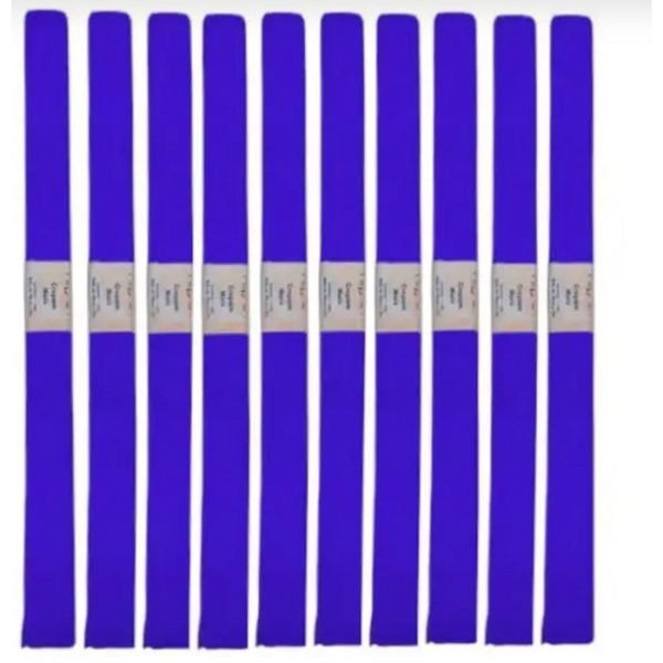 PAPEL CREPOM COMUM AZUL 48X200 C/10 RIDET - Image 2