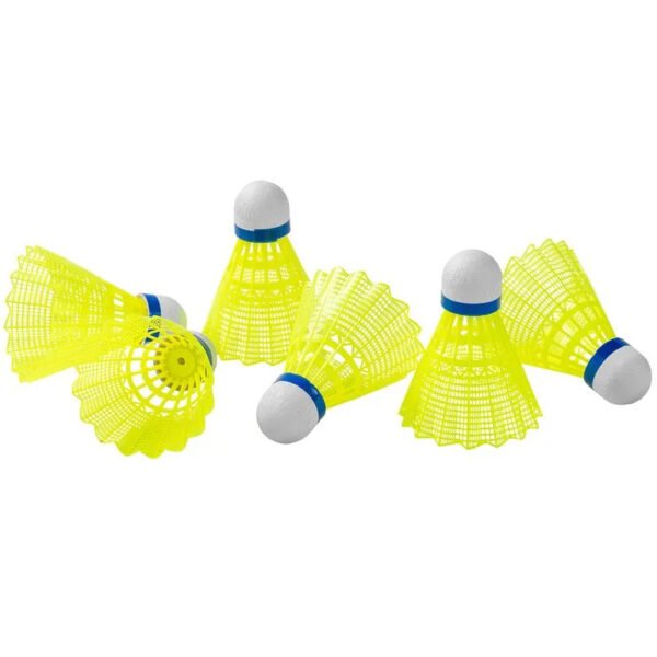 KIT DE PETECAS BADMINTON NYLON BRANCA C/6  VOLLO - Image 3