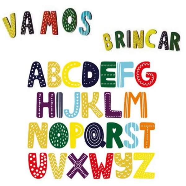 CONJUNTO IMANTADO LETRAS REF 074 BRINQMUTTI - Image 2