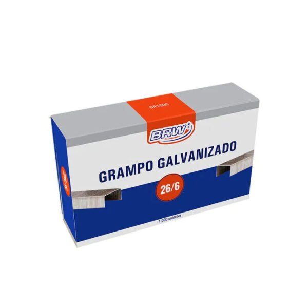 CAIXA DE GRAMPO 26/6 GALVANIZADO C/ 5000 BRW - Image 3