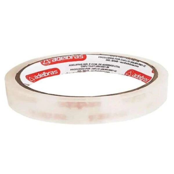 FITA ADESIVA TRANSPARENTE POLISIL 12X40 C/10 ADELBRAS - Image 3