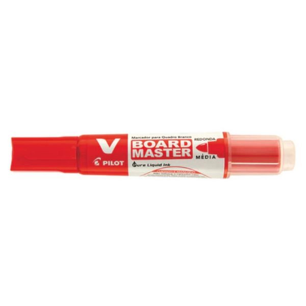 CAIXA DE MARCADOR DE QUADRO BRANCO RECARREGAVEL WBMA-VBM VERMELHO C/12 PILOT - Image 4