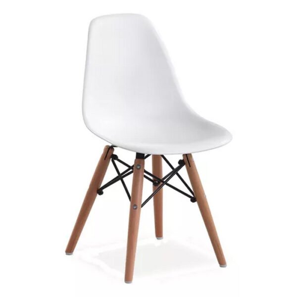 CADEIRA INFANTIL EAMES EIFEL JUNIOR BRANCA EMPORIO TYFFANI