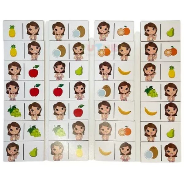 DOMINO DE FRUTAS EM LIBRAS SONHO DE CRIANÇA - Image 3