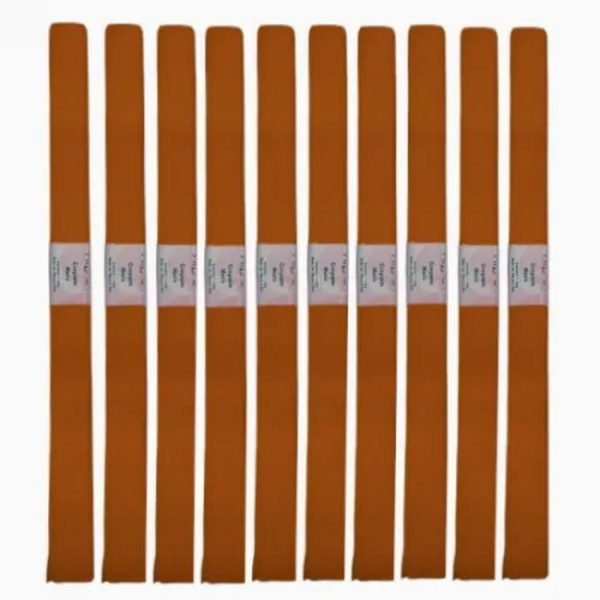 PAPEL CREPOM COMUM MARROM 48X200 C/10 RIDET