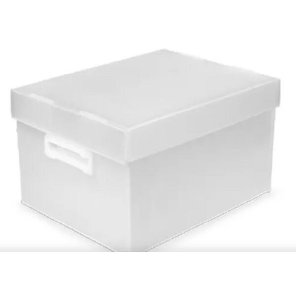 CAIXA ORGANIZADORA G NOVA ONDA PLUS 28L CRISTAL POLIBRAS