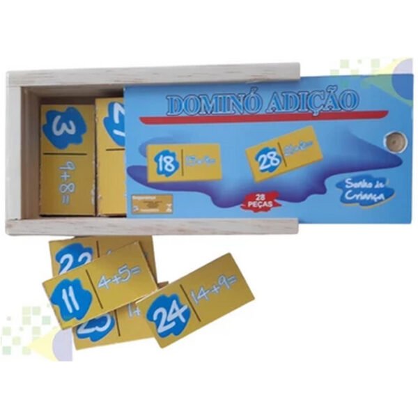 DOMINO DE MULTIPLICACAO EM MADEIRA SONHO DE CRIANÇA - Image 2
