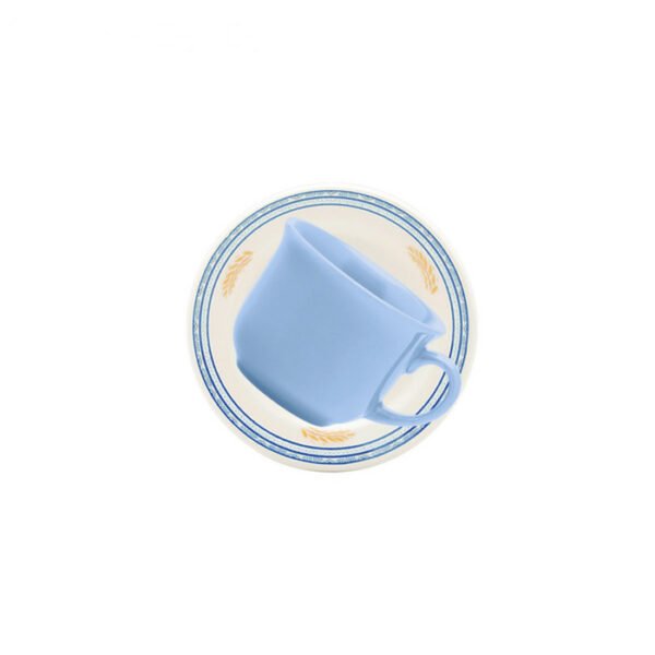 JOGO DE CHA 12PC CERAMICA BRANCA E AZUL DONNA GRANO BIONA - Image 2