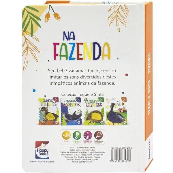 LIVRO TOQUE E SINTA - NA FAZENDA  HAPPY BOOKS - Image 3