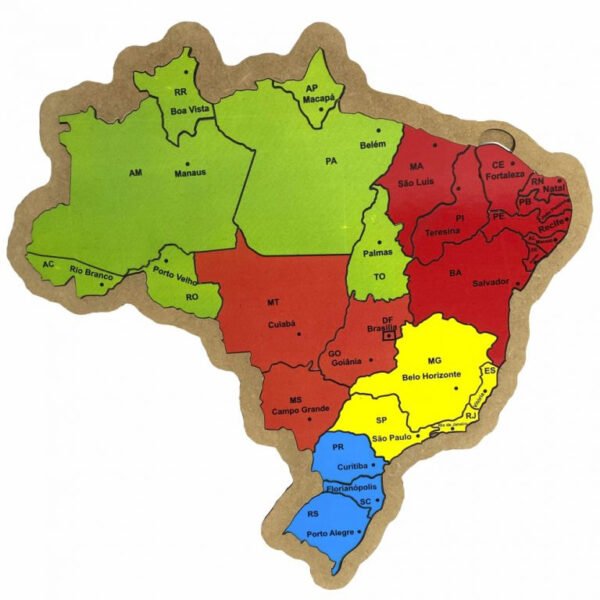 MAPA DO BRASIL RECORTADO REF 169 BRINQMUTTI - Image 2