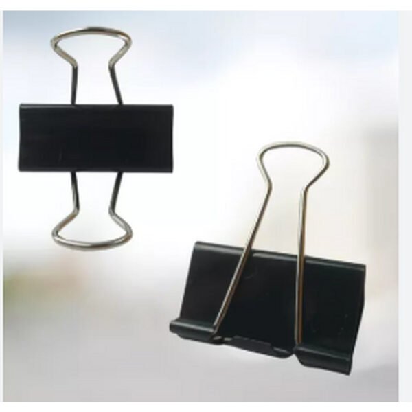 PRENDEDOR DE PAPEL METAL BLINDER 41MM PRETO C/24 FUTURO - Image 3