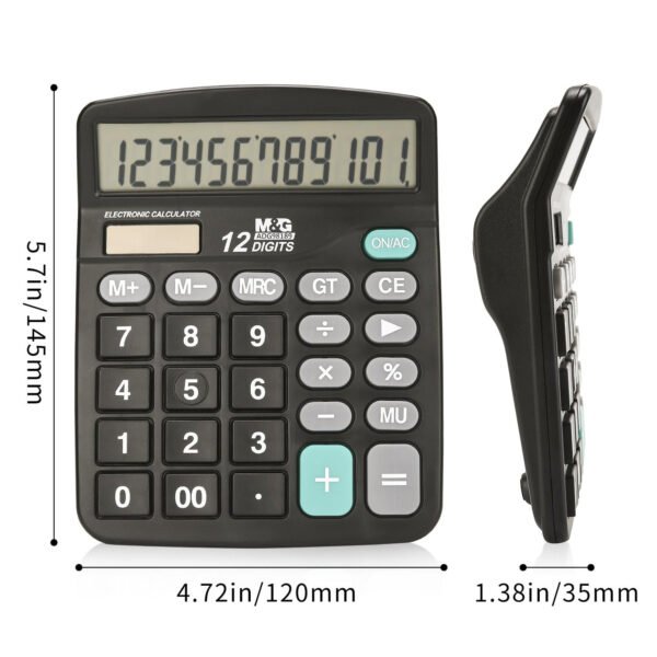 CALCULADORA 12 DIG CC3000 PRETA BRW - Image 4