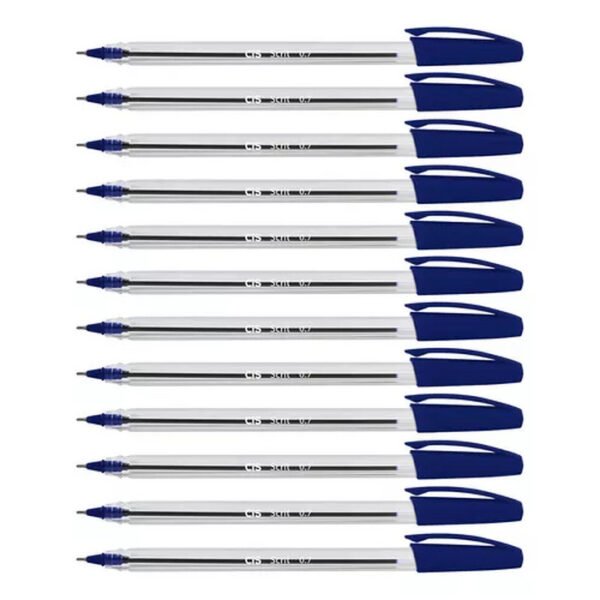 CAIXA DE CANETA ESFEROGRÁFICA 0,7 AZUL C/ 50 SCRIT CIS - Image 2