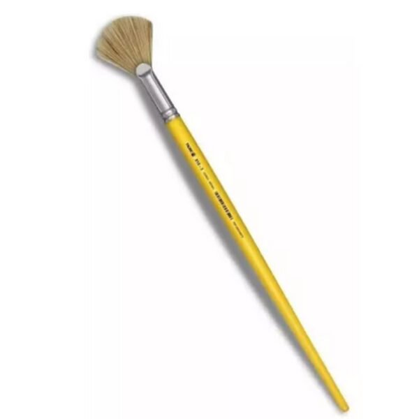 PINCEL ARTESANAL FAN LEQUE 818 N.03 C/3 PEÇAS TIGRE - Image 2