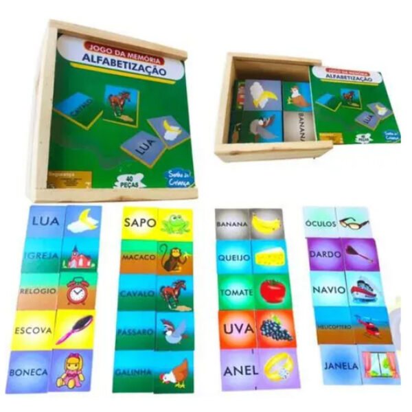 MEMORIA DE ALFABETIZACAO MDF SONHO DE CRIANÇA - Image 2