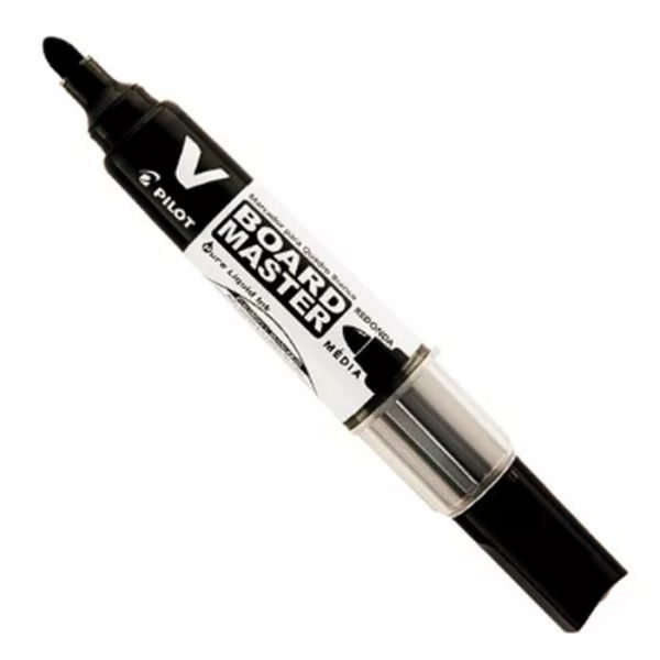 CAIXA DE MARCADOR DE QUADRO BRANCO RECARREGAVEL WBMA-VBM PRETO C/12 PILOT - Image 2