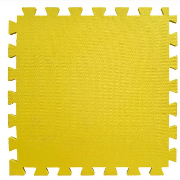 TATAME TEXTURIZADO C/ENCAIXE AMARELO 100X100X20MM EVAMAX