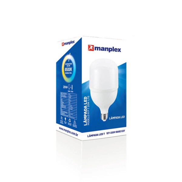 LAMPADA LED BULBO 20W E27 6500K MANPLEX