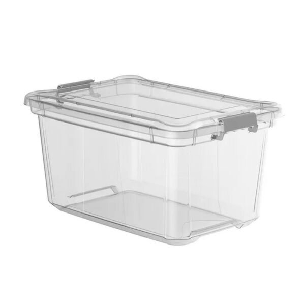 CAIXA ORGANIZADORA 50L TRANSPARENTE PLASVALE