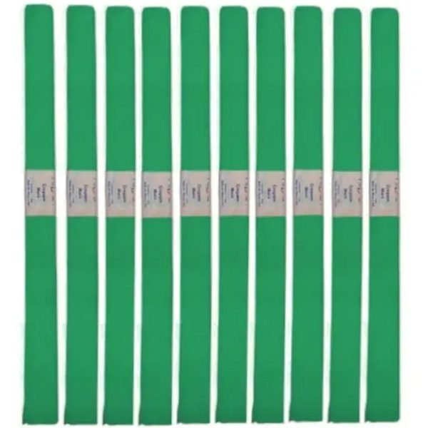 PAPEL CREPOM COMUM VERDE BANDEIRA 48X200 C/10 RIDET - Image 2