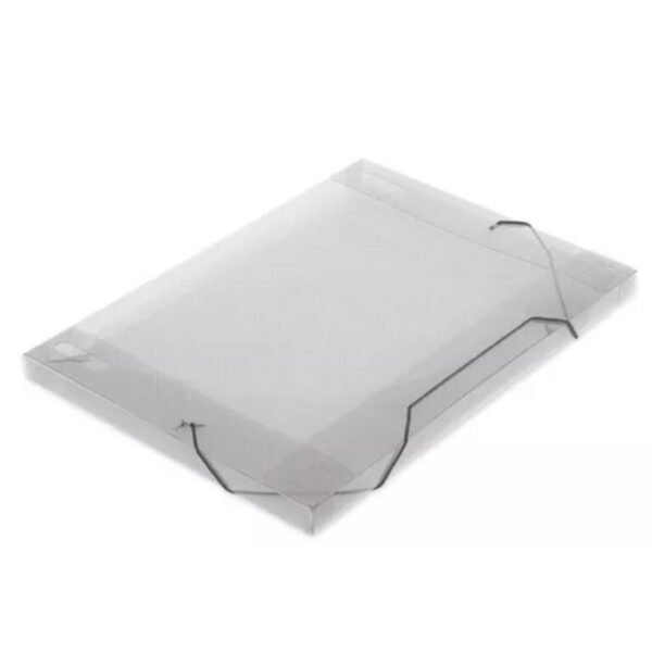 PASTA OFICIO SOFT 18MM CRISTAL C/10 POLIBRAS