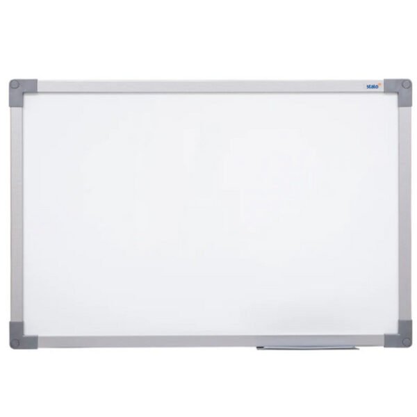 QUADRO BRANCO 80X60 MOLDUA DE ALUMINIO SOFT  STALO