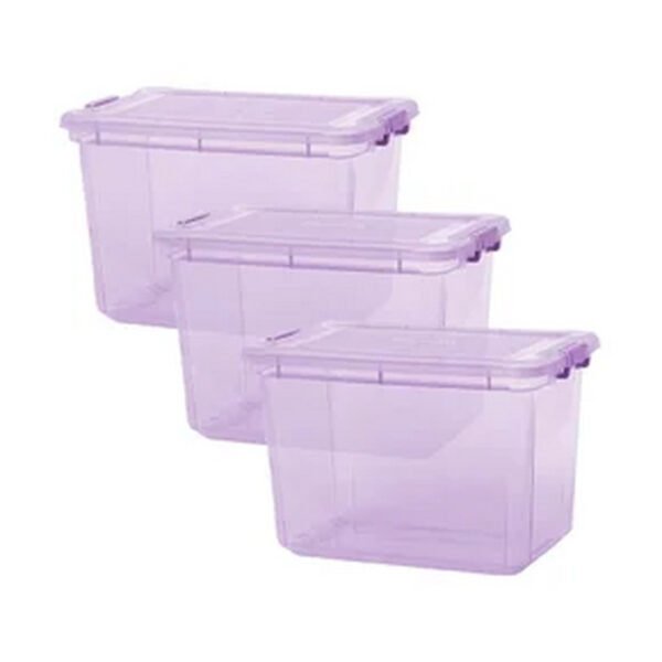 CAIXA ORGANIZADORA 35L LILÁS PLASVALE - Image 2