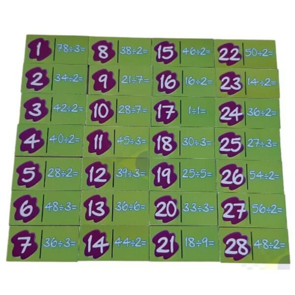 DOMINO DE DIVISAO EM MADEIRA SONHO DE CRIANÇA - Image 3