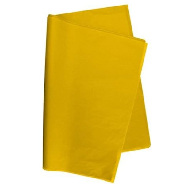 PACOTE DE PAPEL SEDA AMARELO 48X60CM C/ 100 20G V.M.P - Image 3