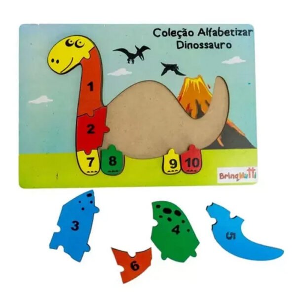 COLECAO ALFABETIZAR - DINOSSAURO REF 041 BRINQMUTTI - Image 2