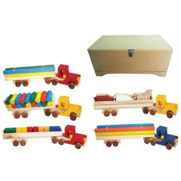 BAU CARRETAS LUDICAS C/5 SONHO DE CRIANÇA