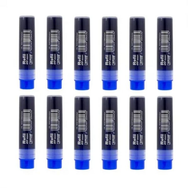 CAIXA REFIL DE TINTA P/ MARCADOR QB-550R 5,5ML AZUL C/ 20 GRAMPLINE - Image 3