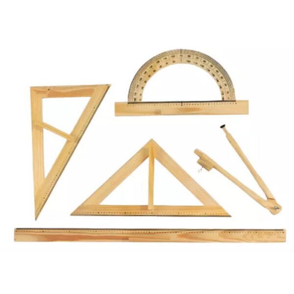 KIT DE DESENHO GEOMETRICO C/ 5 PEÇAS SONHO DE CRIANÇA