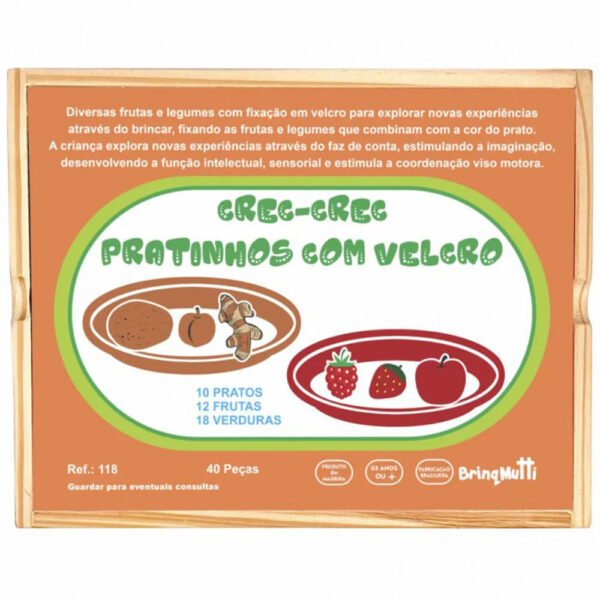 CREC CREC PRATINHOS COM VELCRO REF 118 BRINQMUTTI - Image 3