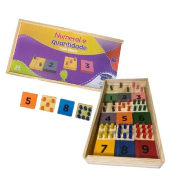 NUMERAL E QUANTIDADE COM PINOS SONHO DE CRIANÇA - Image 2