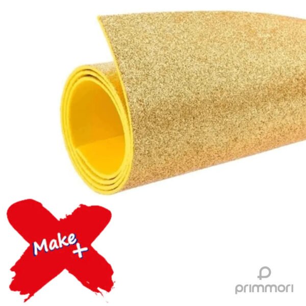 EVA 60X40 NEON C/ GLITTER AMARELO C/ 05 MAKE+ - Image 3