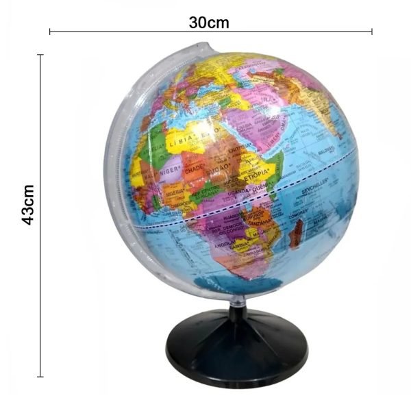 GLOBO TERRESTRE 30CM BRAILLE LIBRERIA