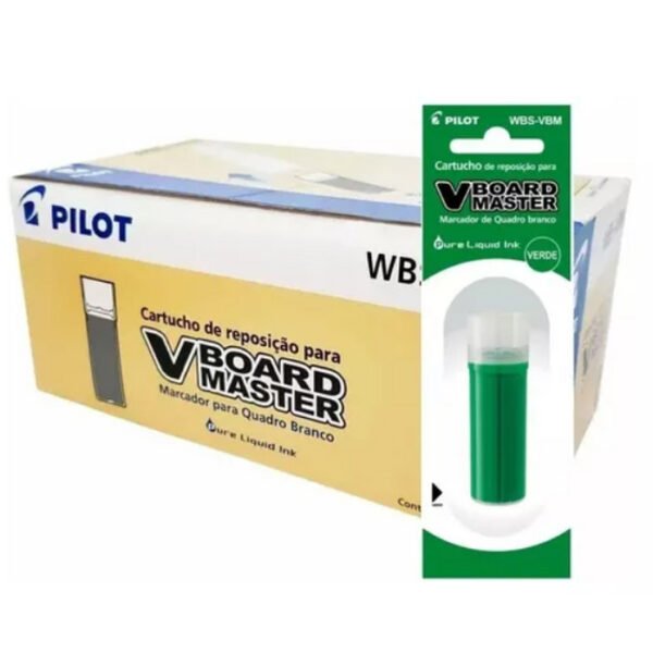 REFIL PARA MARCADOR WBS-VBM VERDE C/12 PILOT
