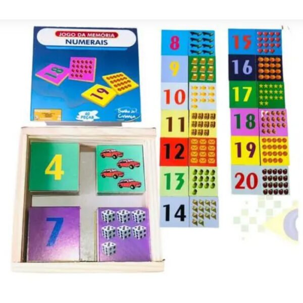 MEMORIA DE NUMERAIS EM MDF SONHO DE CRIANÇA - Image 2