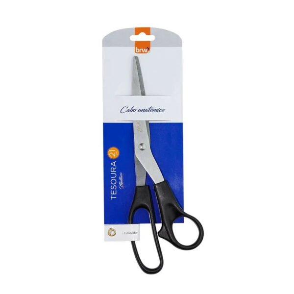 TESOURA BLISTER 21CM ANATOMICO BRW