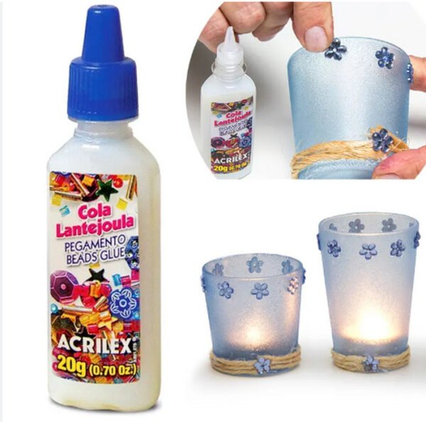 COLA LANTEJOULA 20G ACRILEX - Image 3